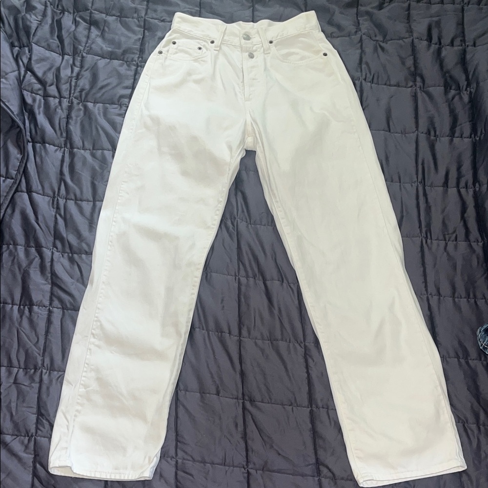 Replay Women’s 9Zero1 Straight Leg White Jeans Size 27